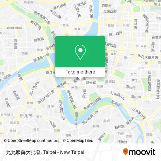 允允服飾大批發 map