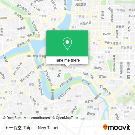 五千食堂 map