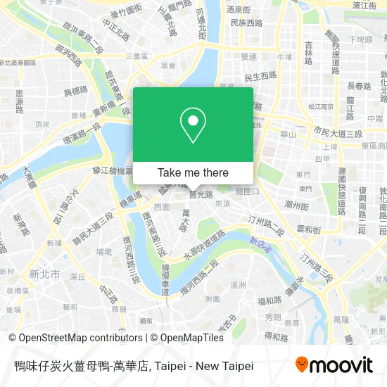 鴨味仔炭火薑母鴨-萬華店 map
