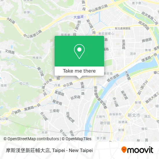 摩斯漢堡新莊輔大店 map