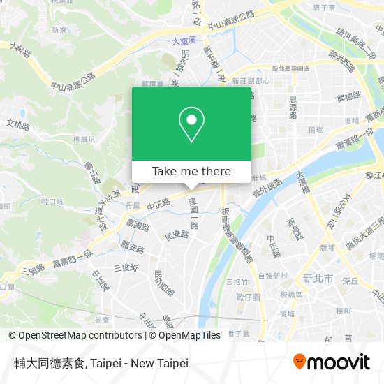 輔大同德素食 map