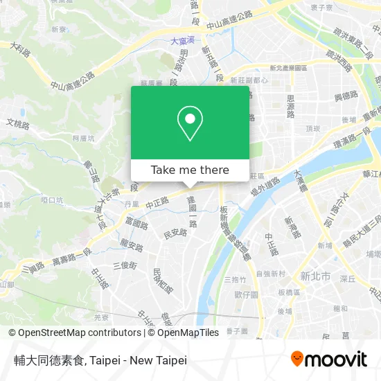 輔大同德素食 map