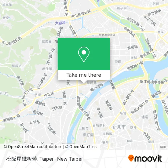 松阪屋鐵板燒地圖