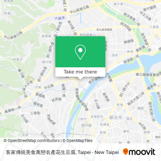 客家傳統美食萬巒名產花生豆腐 map