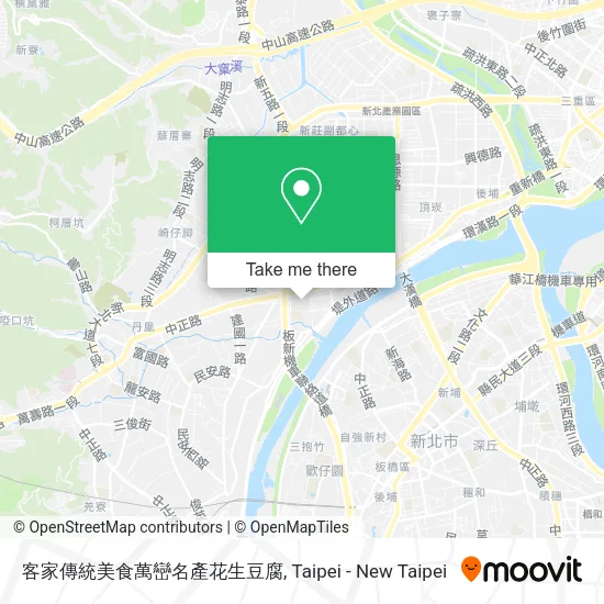客家傳統美食萬巒名產花生豆腐地圖