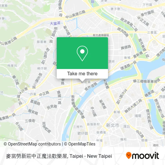 麥當勞新莊中正魔法歡樂屋地圖