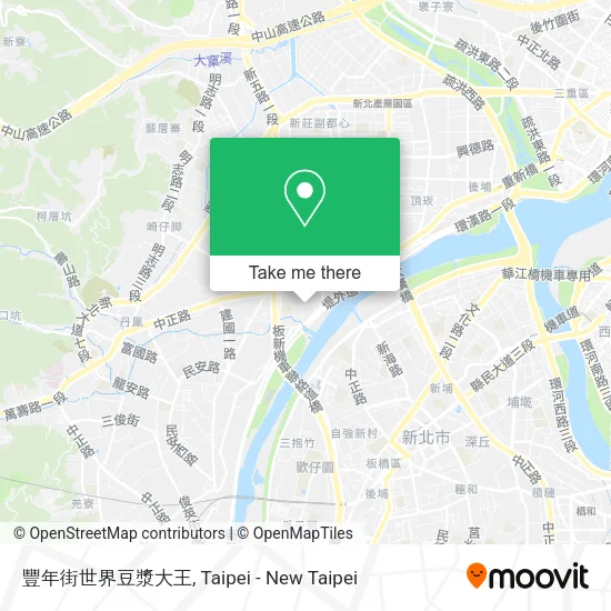 豐年街世界豆漿大王地圖