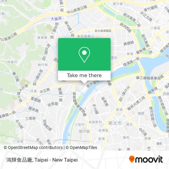 鴻輝食品廠地圖