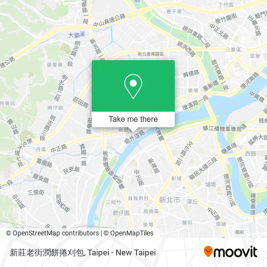 新莊老街潤餅捲刈包 map