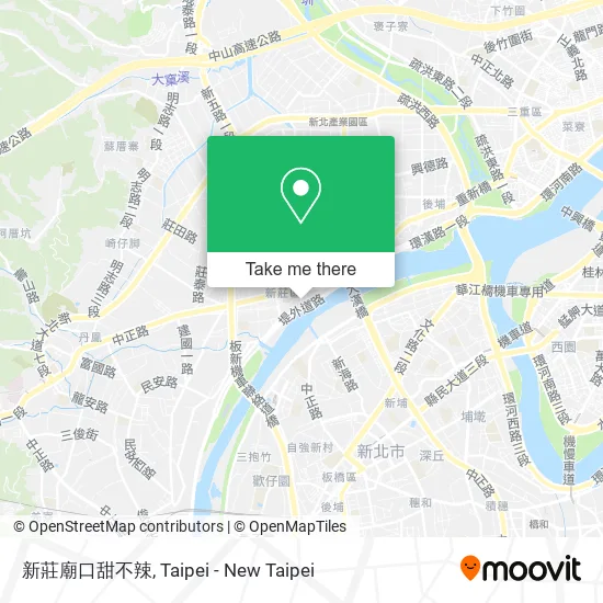 新莊廟口甜不辣 map