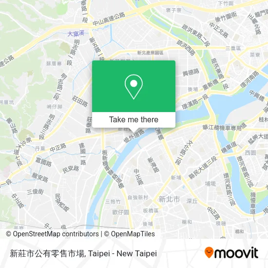 新莊市公有零售市場地圖