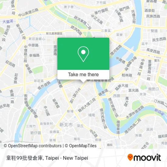 童鞋99批發倉庫 map