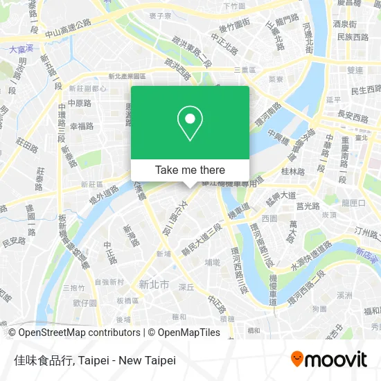 佳味食品行地圖