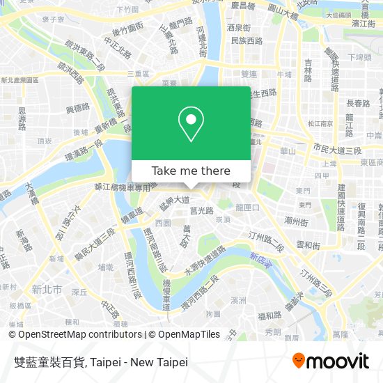 雙藍童裝百貨 map