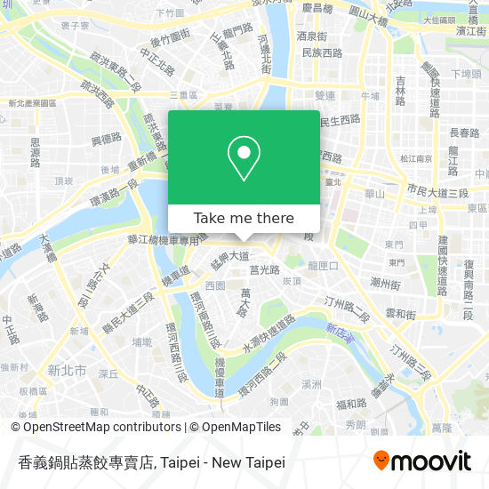 香義鍋貼蒸餃專賣店 map