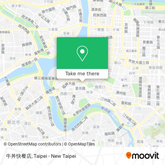 牛丼快餐店 map