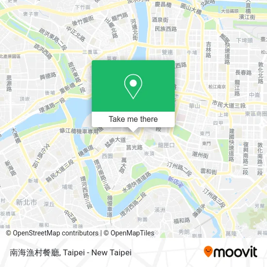 南海漁村餐廳地圖
