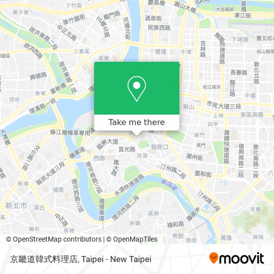 京畿道韓式料理店 map