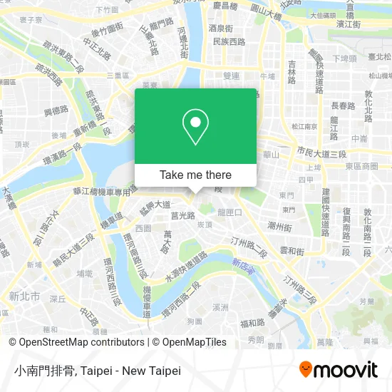 小南門排骨地圖