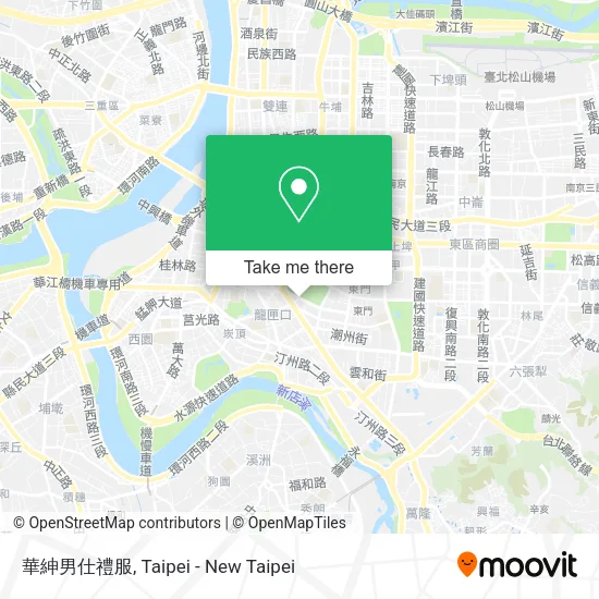 華紳男仕禮服地圖
