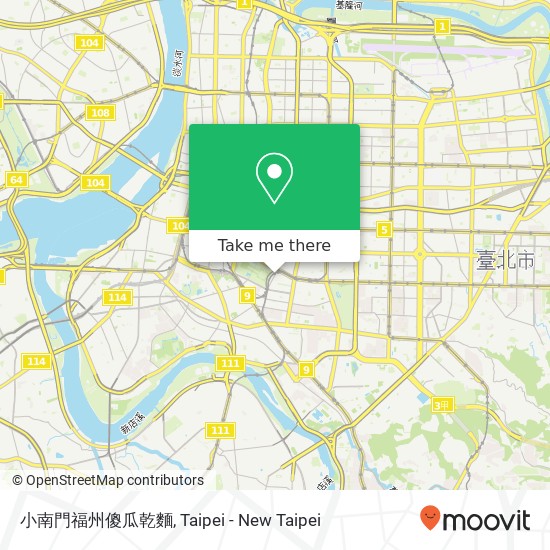 小南門福州傻瓜乾麵, 臺北市大安區杭州南路二段7號 map