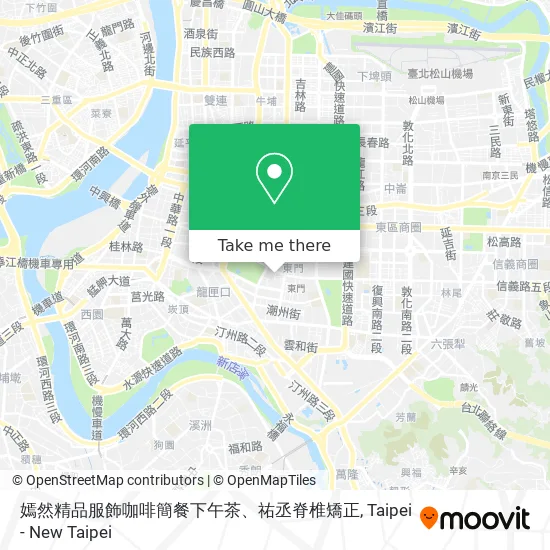 嫣然精品服飾咖啡簡餐下午茶、祐丞脊椎矯正 map