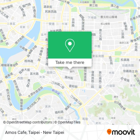 Amos Cafe map