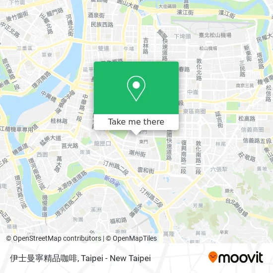 伊士曼寧精品咖啡 map