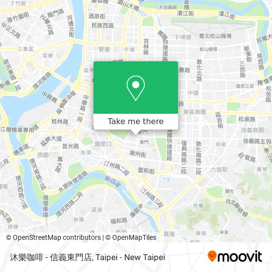 沐樂咖啡 - 信義東門店 map
