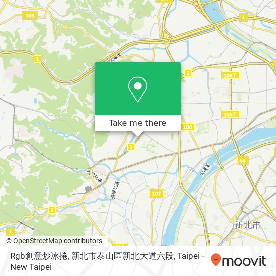 Rgb創意炒冰捲, 新北市泰山區新北大道六段 map