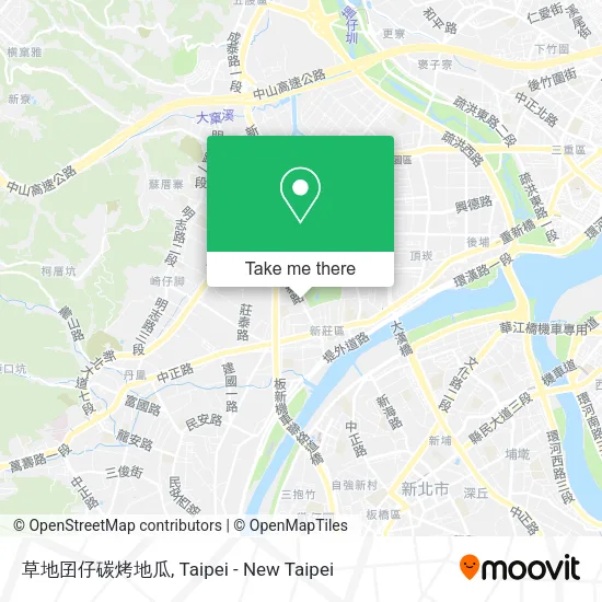 草地囝仔碳烤地瓜地圖