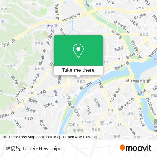 韓僑館地圖