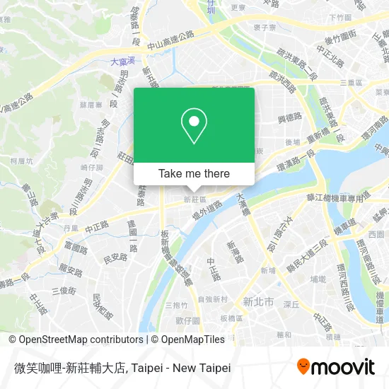 微笑咖哩-新莊輔大店地圖