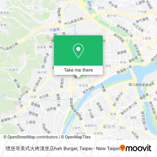 嘿堡哥美式火烤漢堡店hah Burger地圖