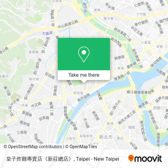 皇子炸雞專賣店《新莊總店》地圖