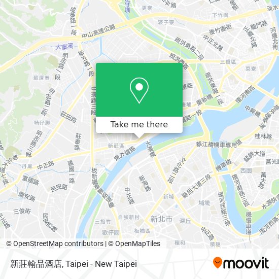 新莊翰品酒店 map