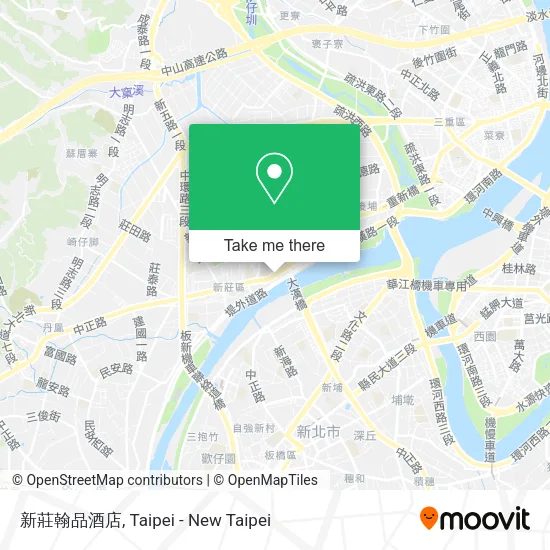 新莊翰品酒店 map