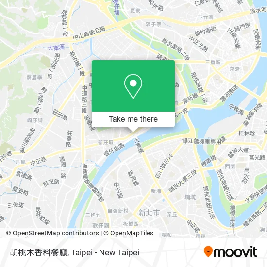 胡桃木香料餐廳地圖