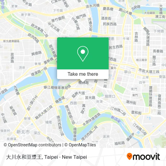 大川永和豆漿王地圖