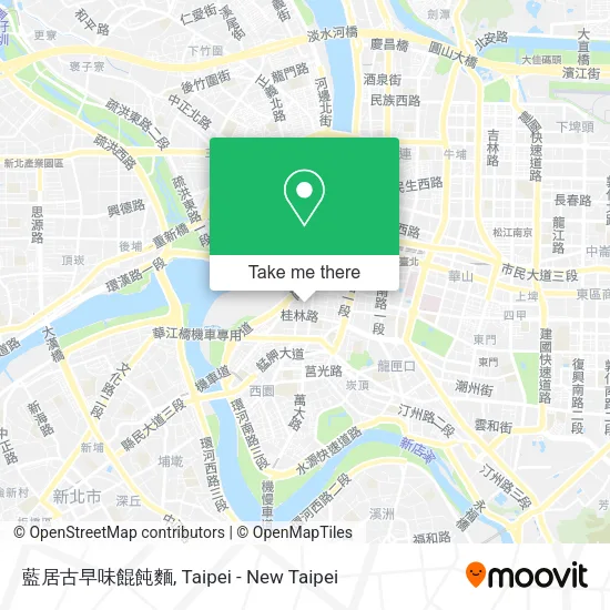 藍居古早味餛飩麵 map