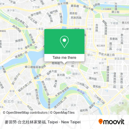 麥當勞-台北桂林家樂福地圖