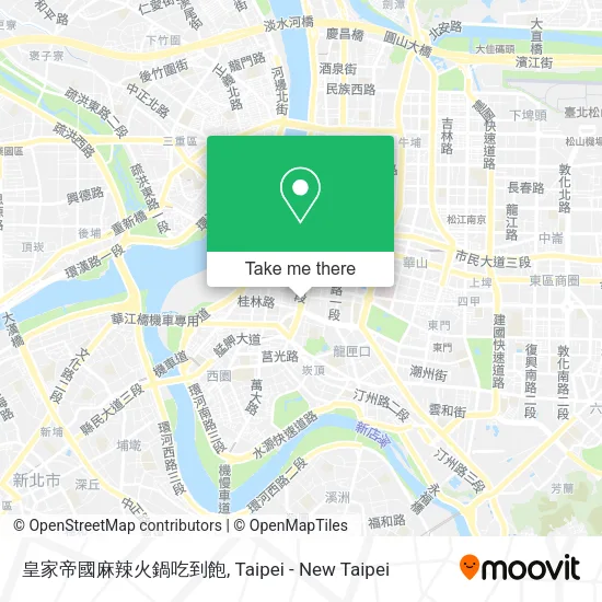 皇家帝國麻辣火鍋吃到飽 map