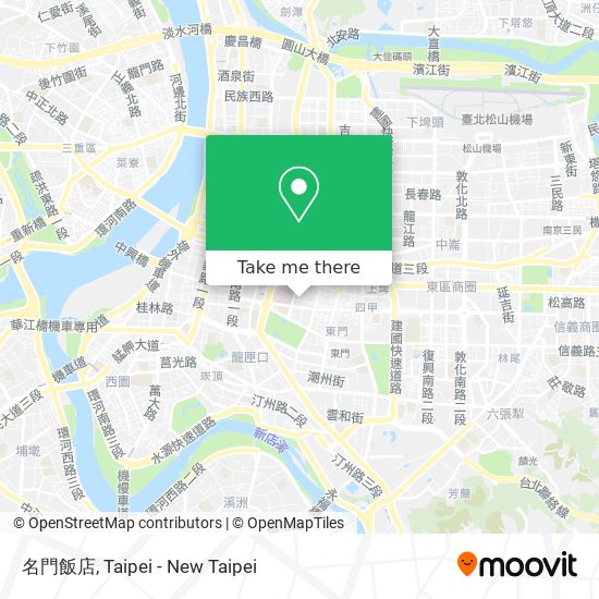 名門飯店 map