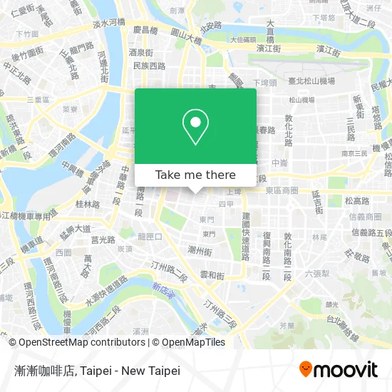 漸漸咖啡店地圖
