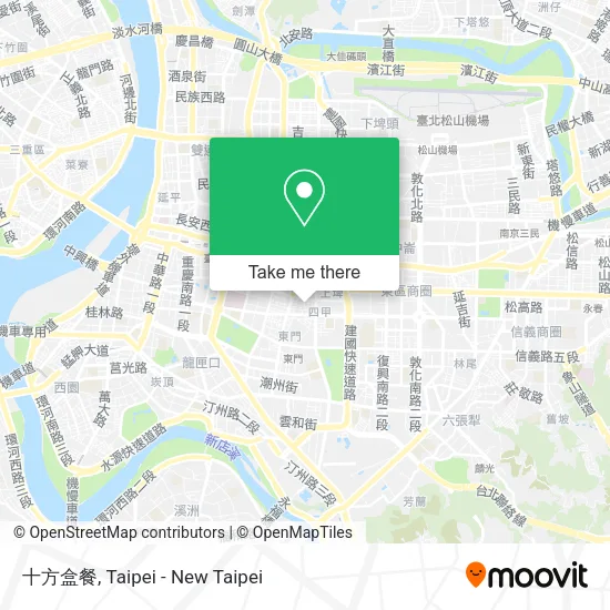 十方盒餐 map