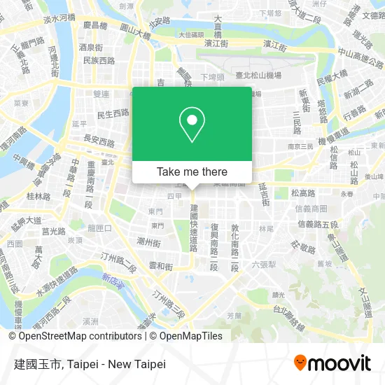 建國玉市 map