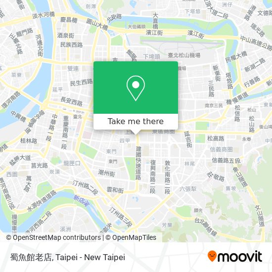 蜀魚館老店 map
