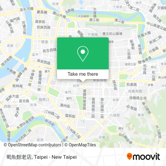 蜀魚館老店 map
