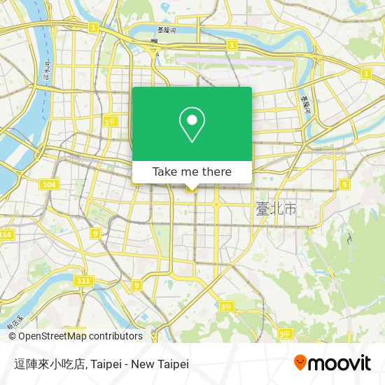 逗陣來小吃店 map