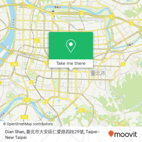 Dian Shan, 臺北市大安區仁愛路四段29號 map